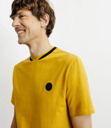 T-shirt col teddy jaune - IZAC