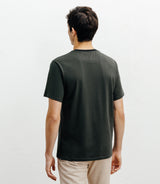 T-shirt col teddy kaki - IZAC