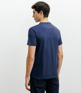 T-shirt print bleu - IZAC