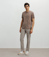 T-shirt print chatain - IZAC