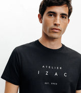 T-shirt print noir - IZAC