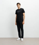 T-shirt print noir - IZAC