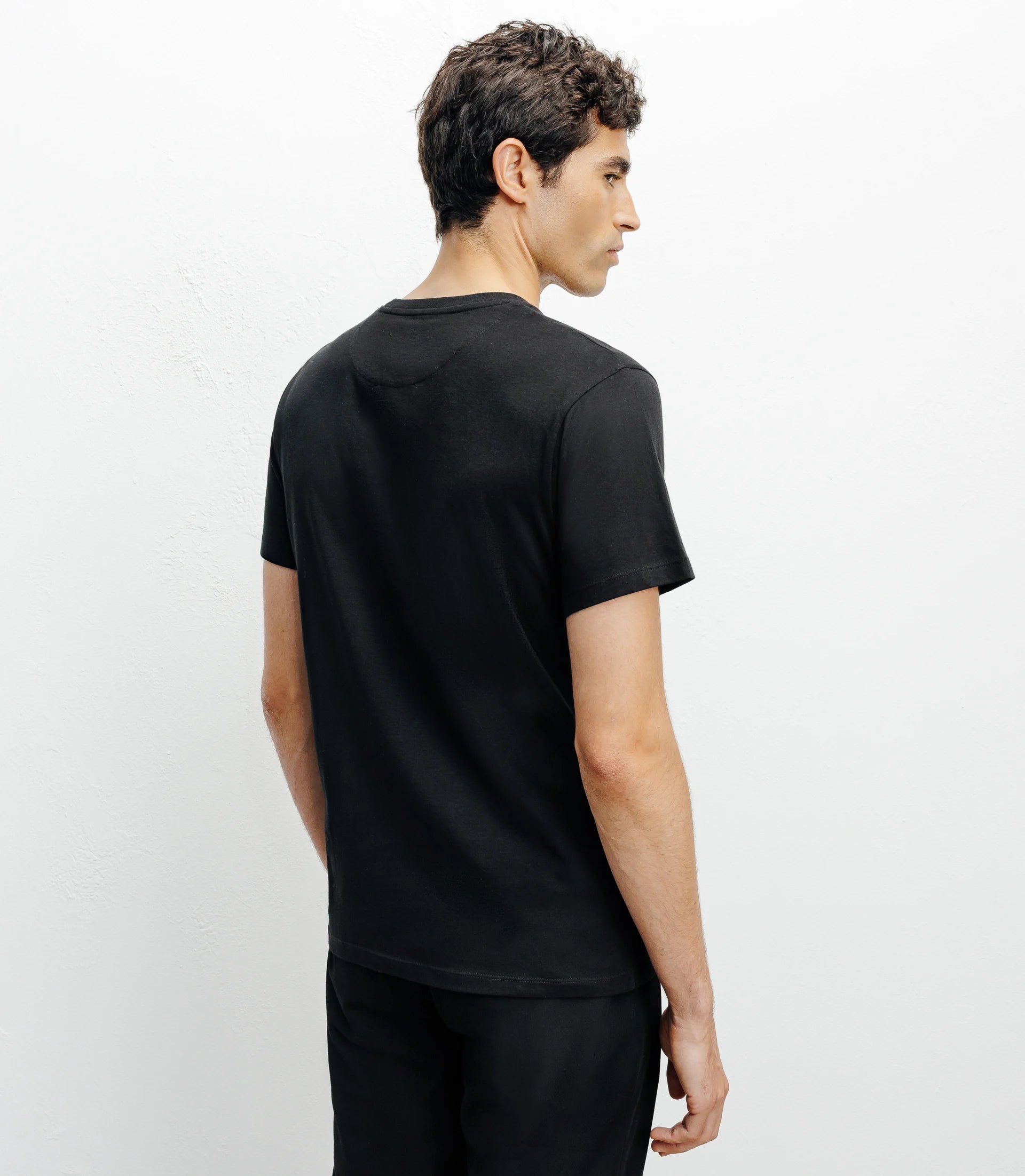T-shirt print noir - IZAC