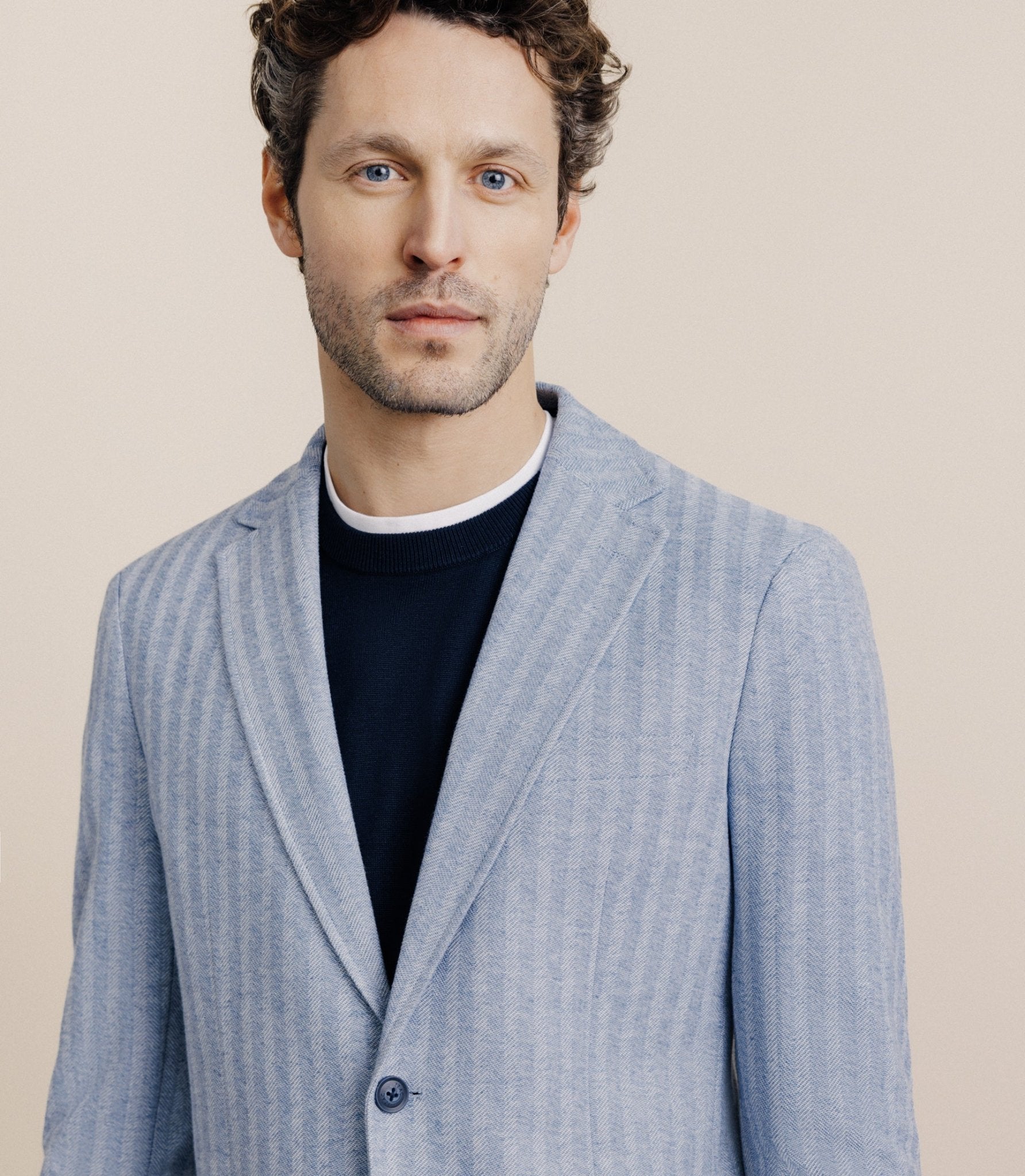 Veste casual bleu ciel - IZAC
