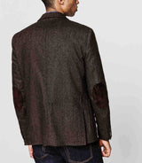 Veste tweed chocolat - IZAC