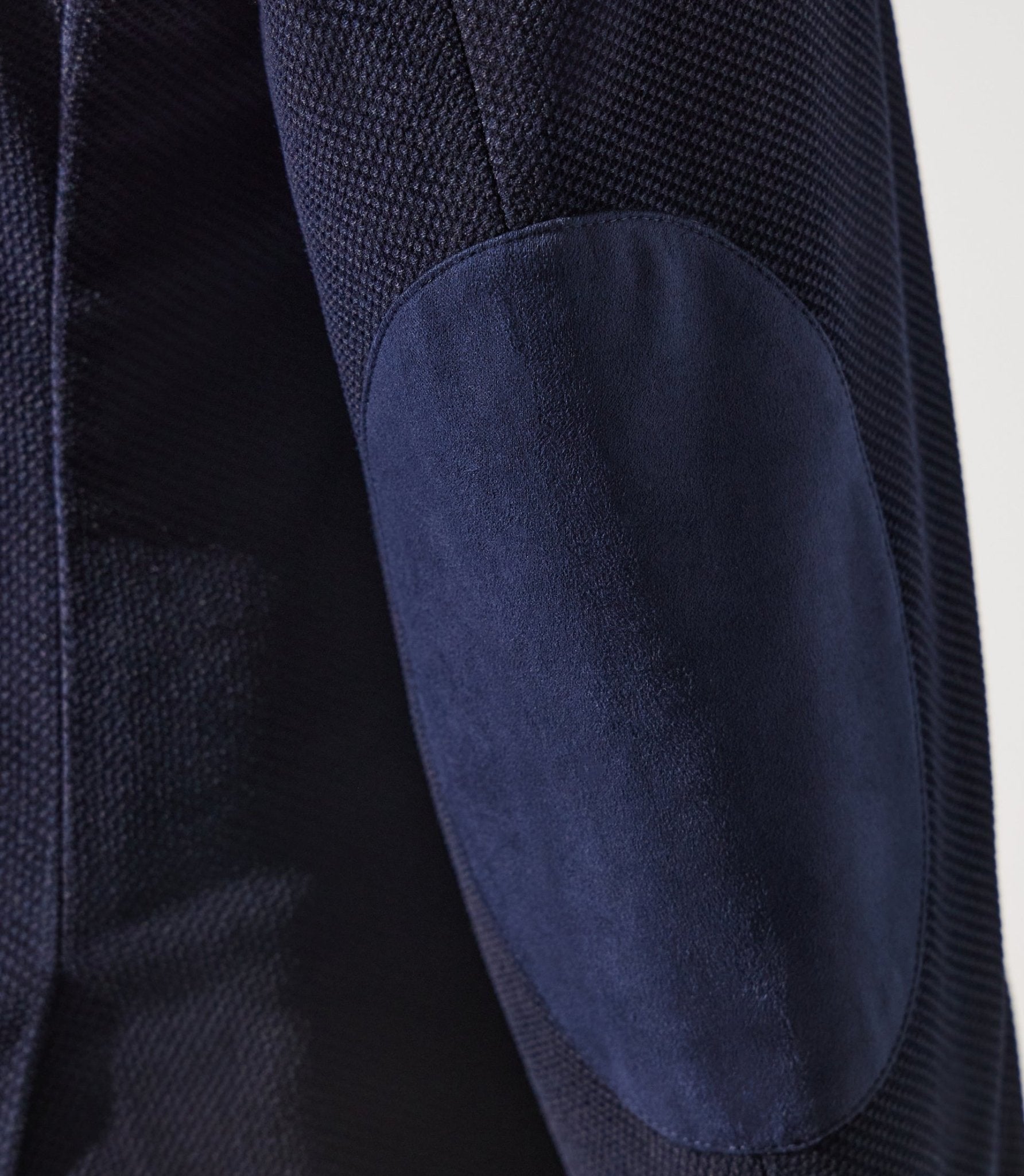 Veste en velours armuré marine - IZAC