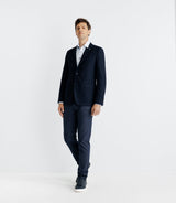 Veste en nid d'abeille marine - IZAC