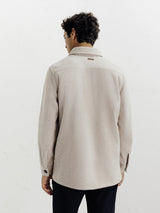Veste casual col chemise beige - IZAC
