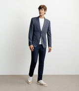 Veste casual en maille marine - IZAC
