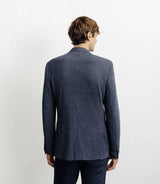 Veste casual en maille marine - IZAC