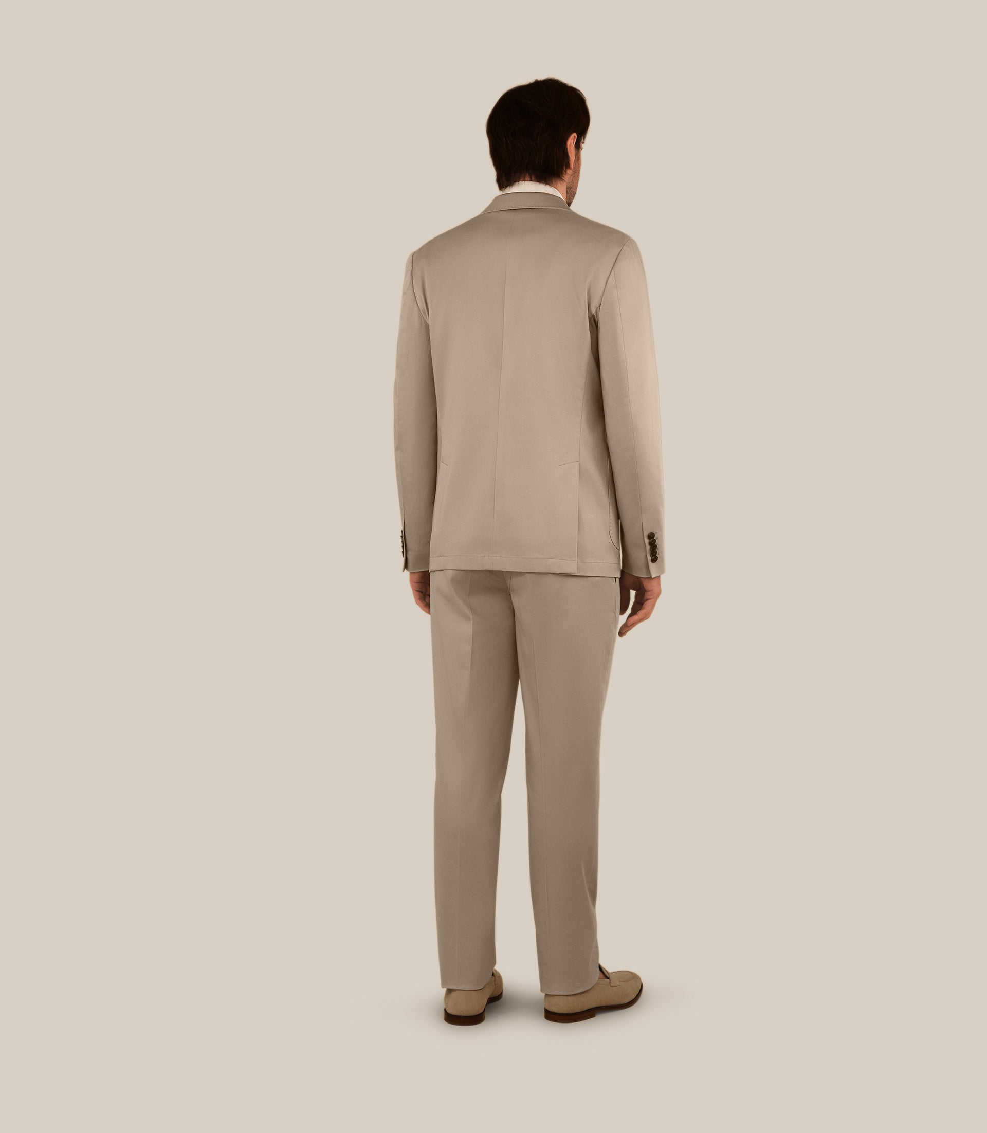 Veste ville en satin de coton beige - IZAC
