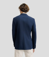 Veste en tissu armuré marine - IZAC