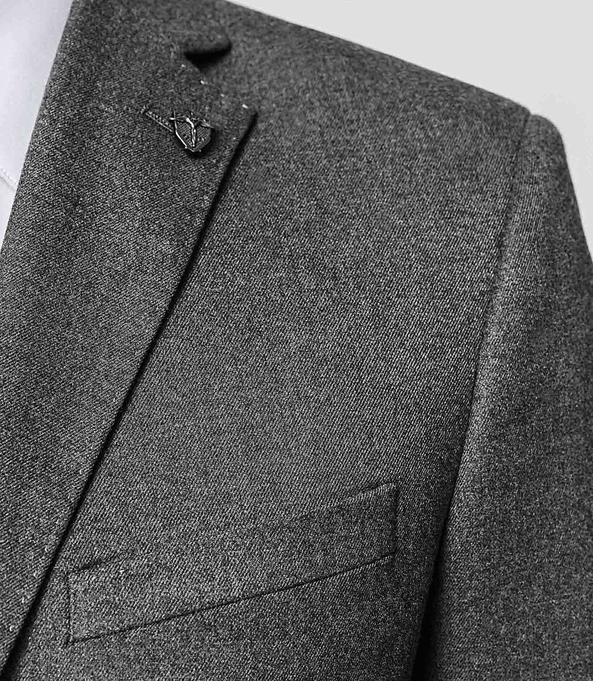 Veste grise esprit flanelle "Eldi" - IZAC