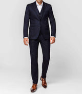 Veste navy esprit flanelle - IZAC