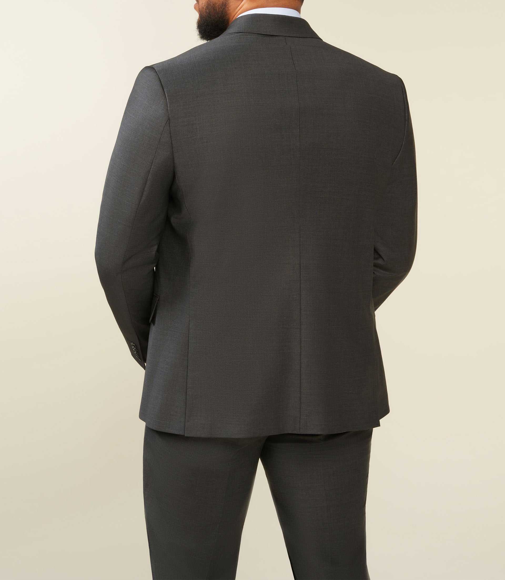 Veste ville en laine gris anthracite LIMONEBT - IZAC