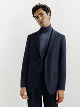 Veste ville en flanelle marine - IZAC