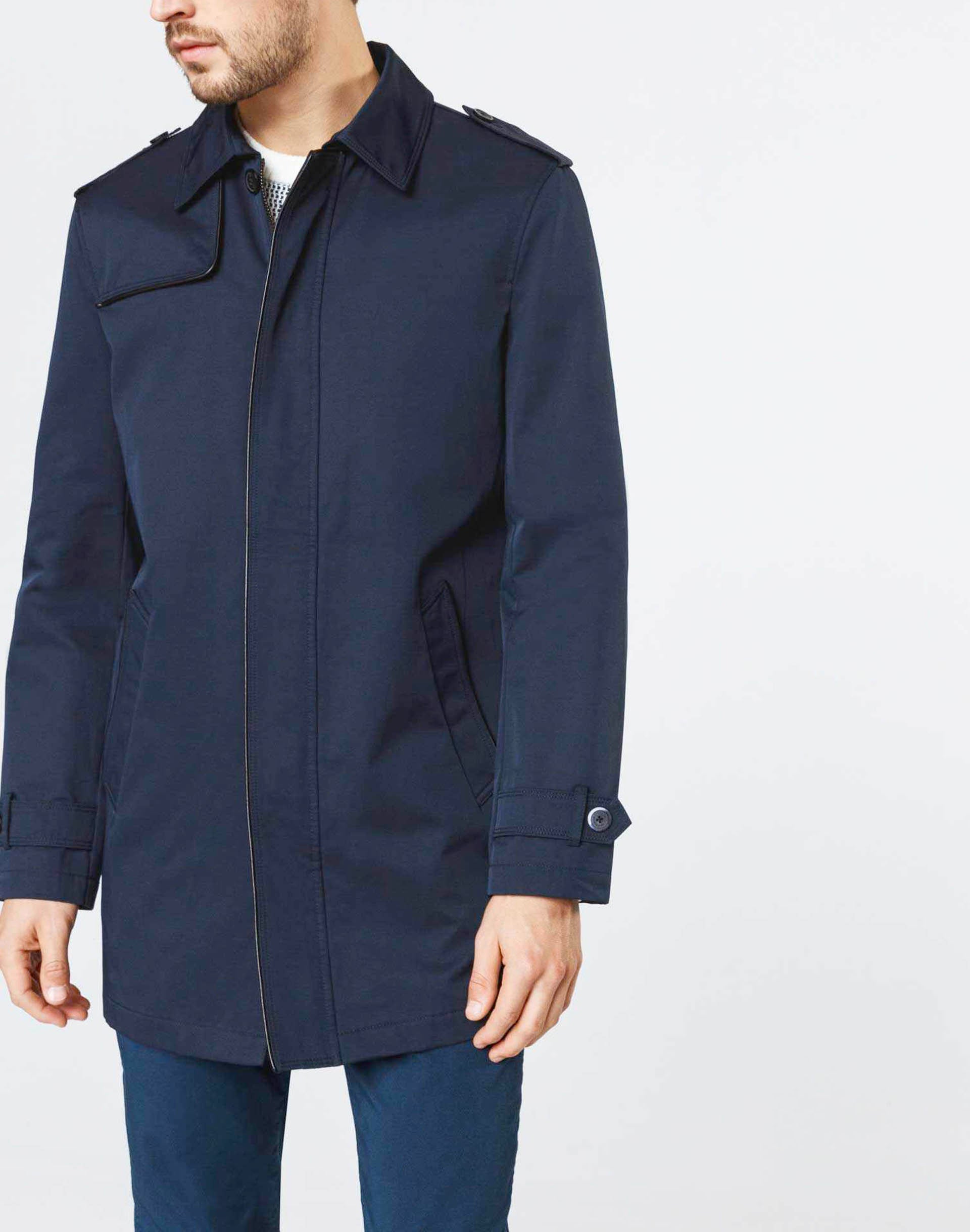 Manteau léger marine - IZAC