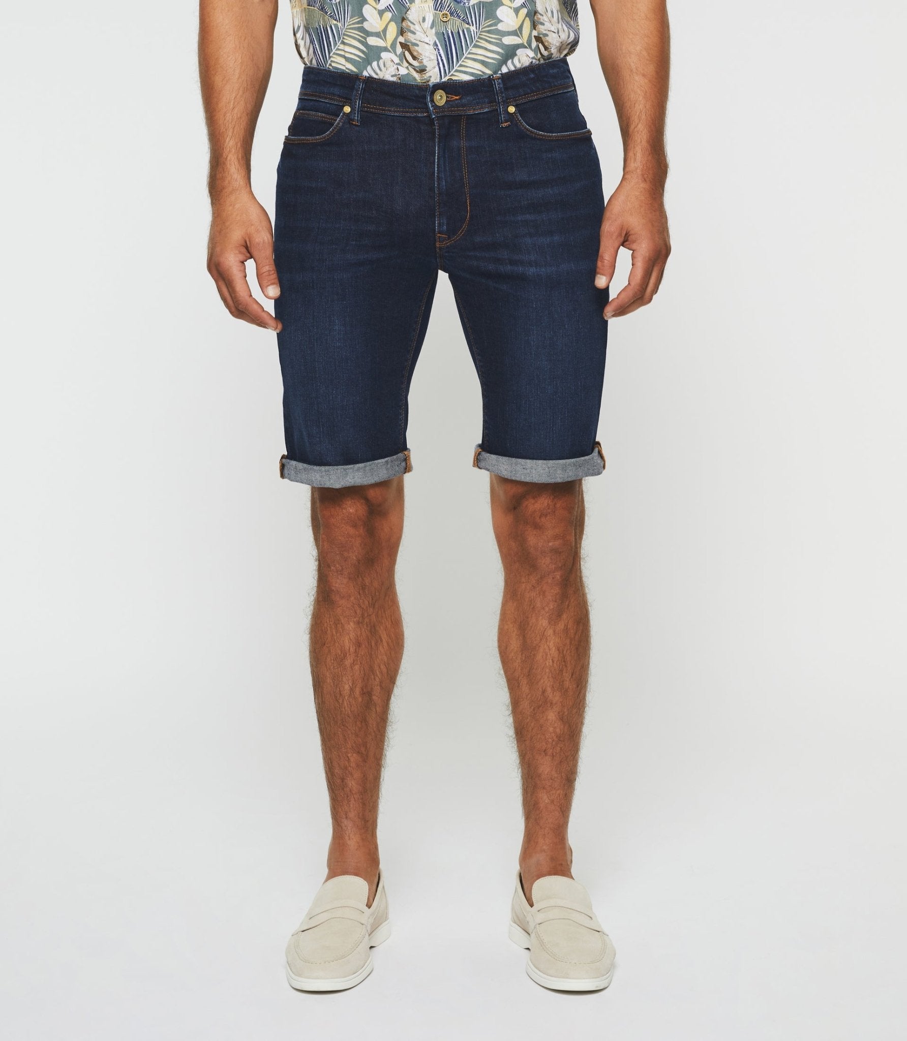 Bermuda denim bleu foncé STARTOUT - IZAC