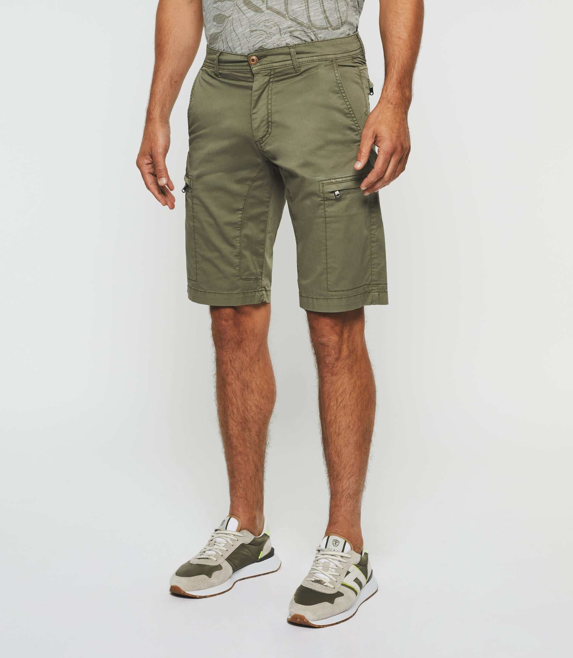 Bermuda cargo kaki "Sun" - IZAC