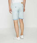 Bermuda en coton stretch bleu ciel SLOWLY - IZAC