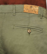 Bermuda en coton stretch kaki clair SLOWLY - IZAC