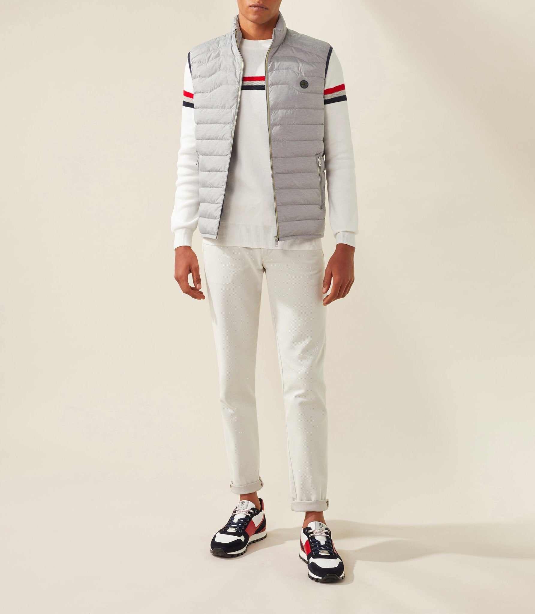 Blouson sans manche gris - chine "Kingdon" - IZAC