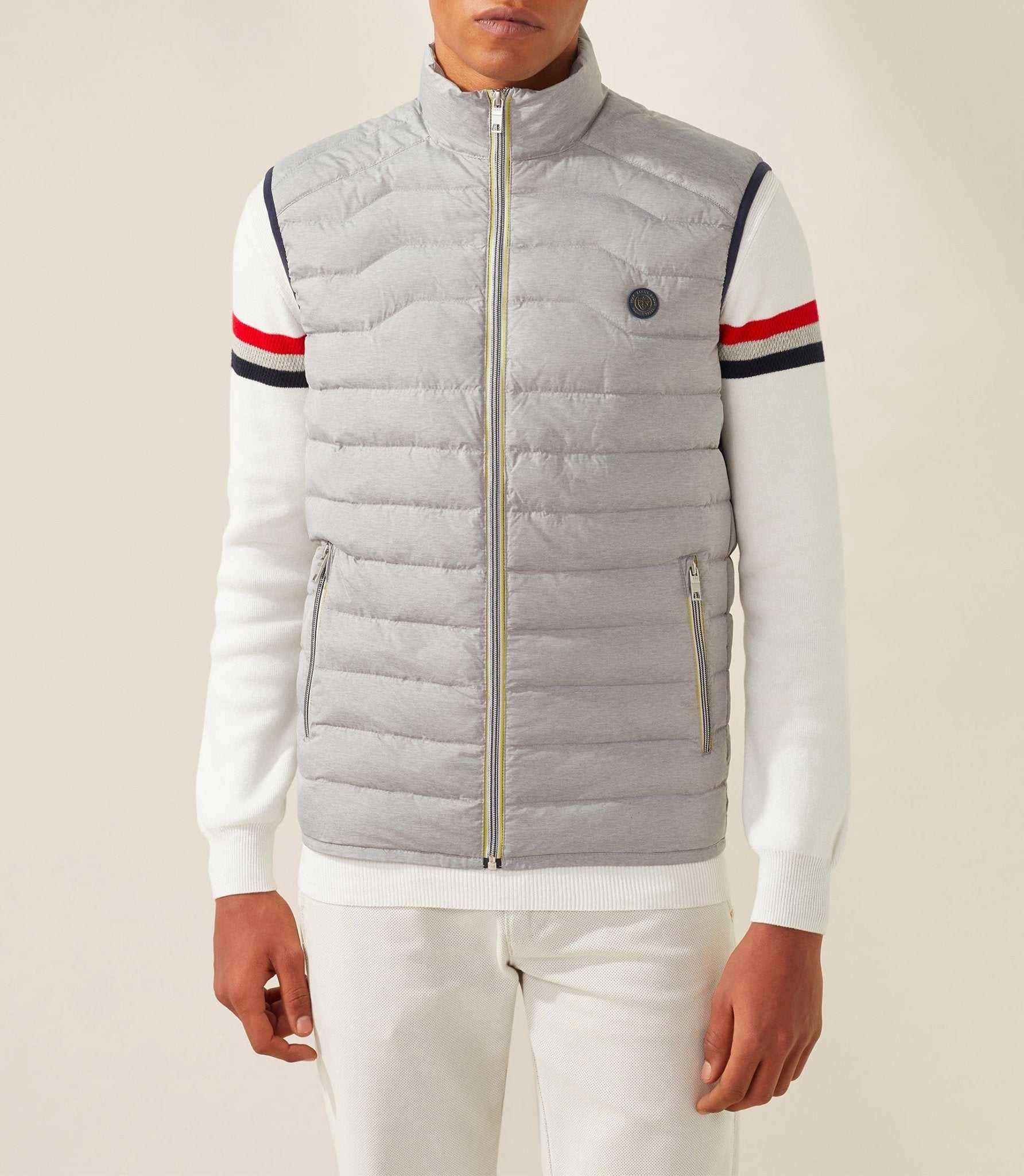 Blouson sans manche gris - chine "Kingdon" - IZAC