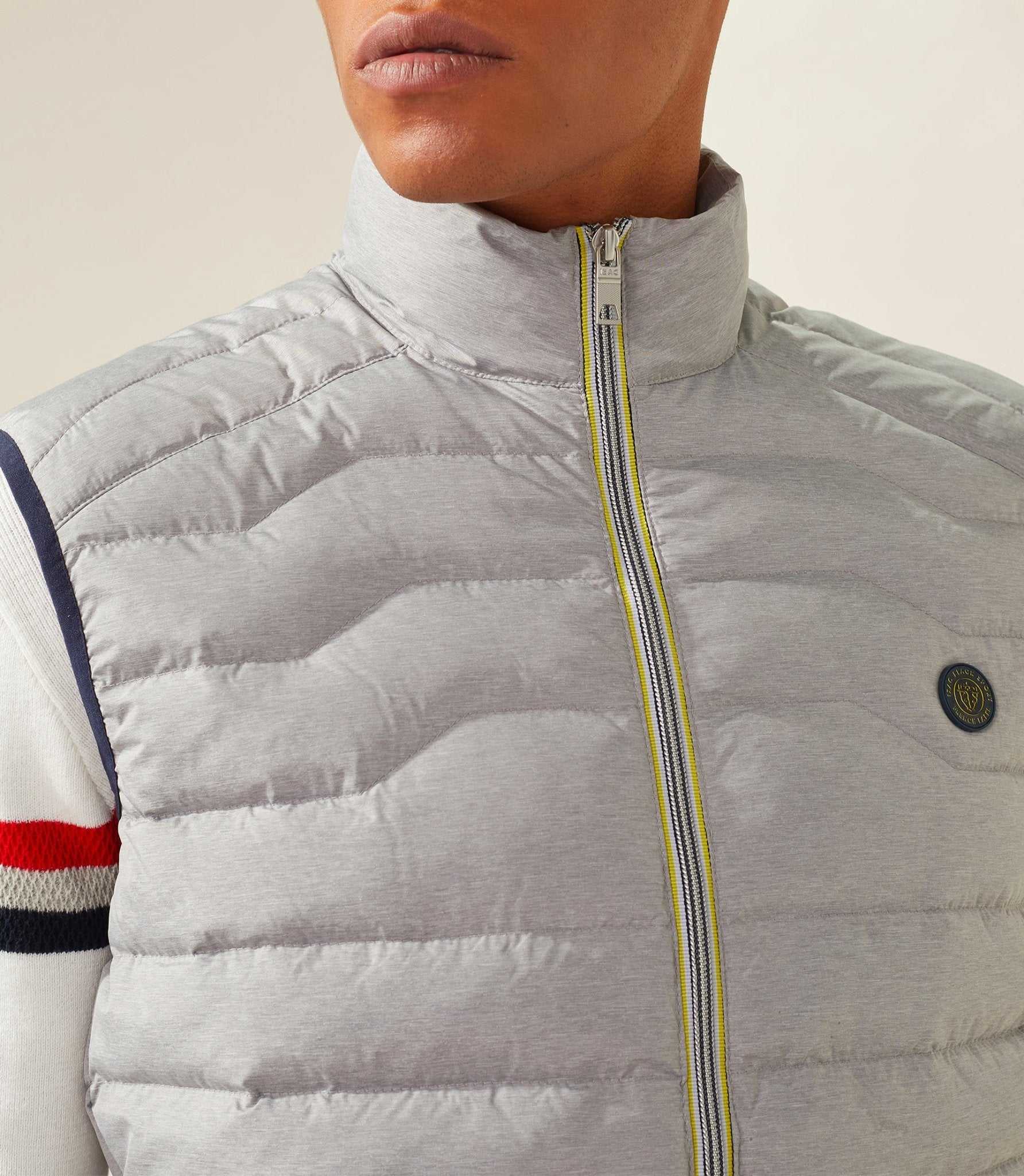 Blouson sans manche gris - chine "Kingdon" - IZAC