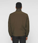Blouson col montant sport kaki foncé "Roque" - IZAC