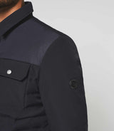Surchemise bi - matière marine "Ross" - IZAC