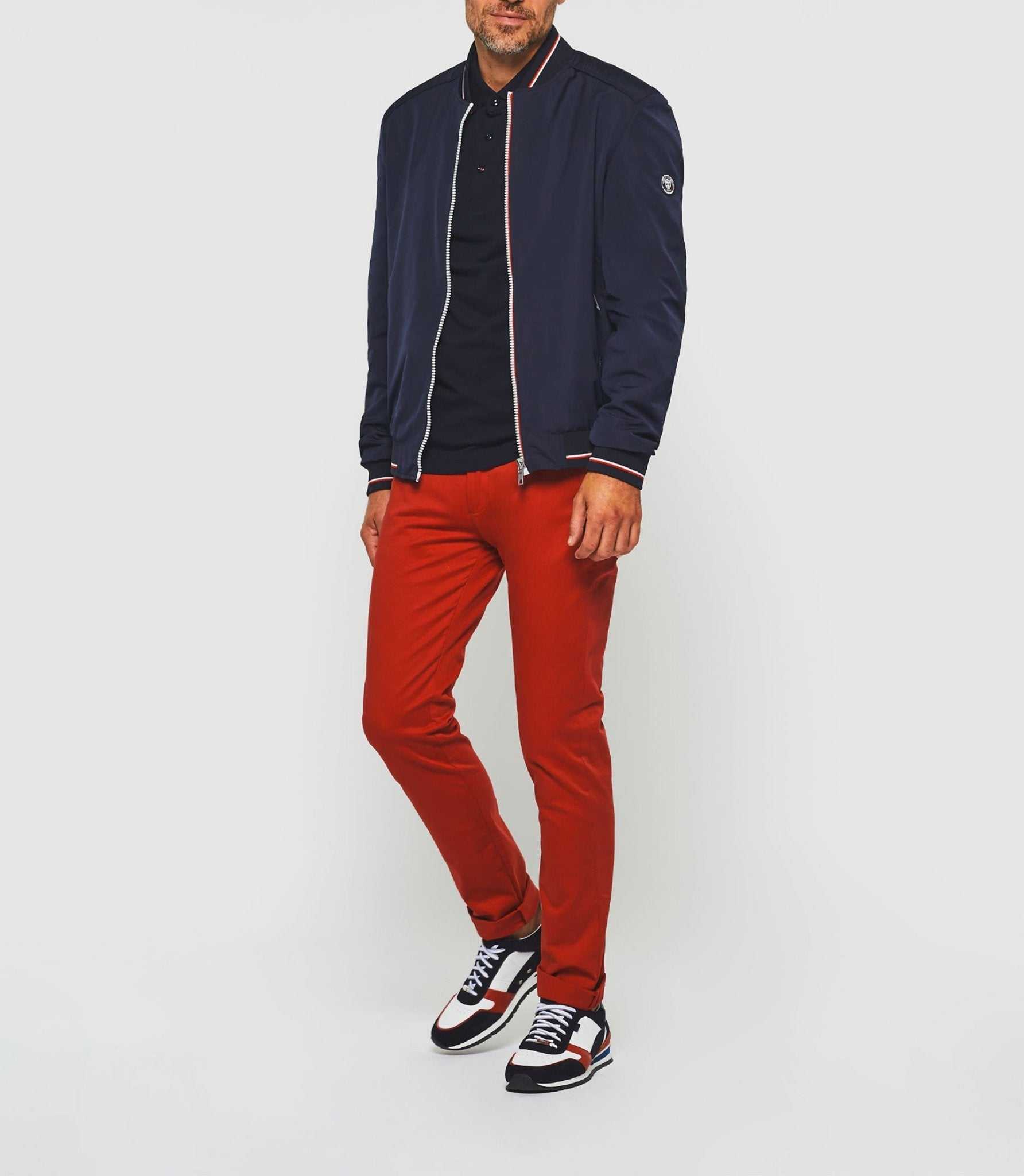 Blouson teddy bi - matière marine "Rufino" - IZAC