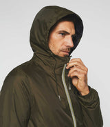 Blouson à capuche réversible kaki et noir "Ryan" - IZAC