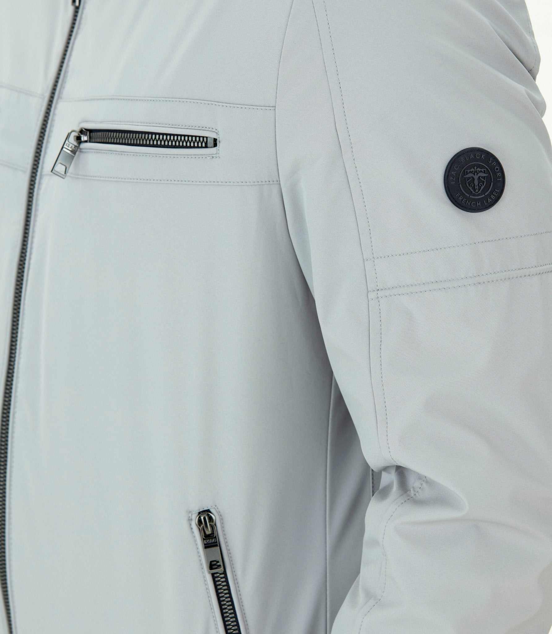 Blouson teddy sport gris clair "Timbre" - IZAC