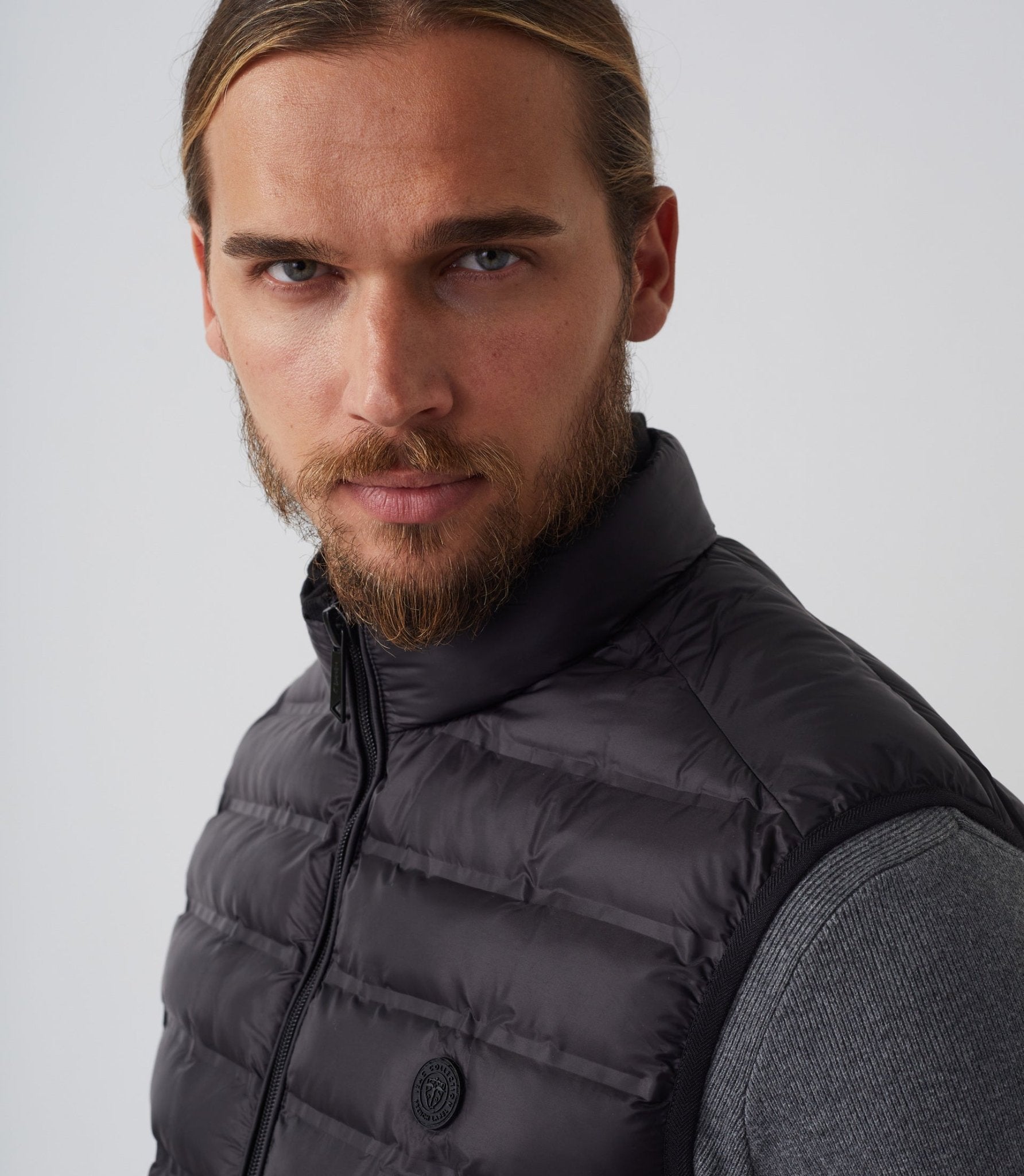 Doudoune sans manches sport noir "Francesco" - IZAC