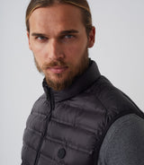 Doudoune sans manches sport noir "Francesco" - IZAC