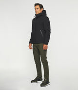 Blouson technique à capuche noir MAHDY - IZAC