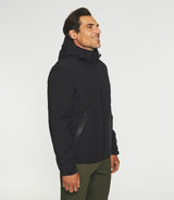 Blouson technique à capuche noir MAHDY - IZAC