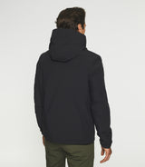 Blouson technique à capuche noir MAHDY - IZAC