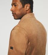 Blouson en suédine beige MALWEN - IZAC