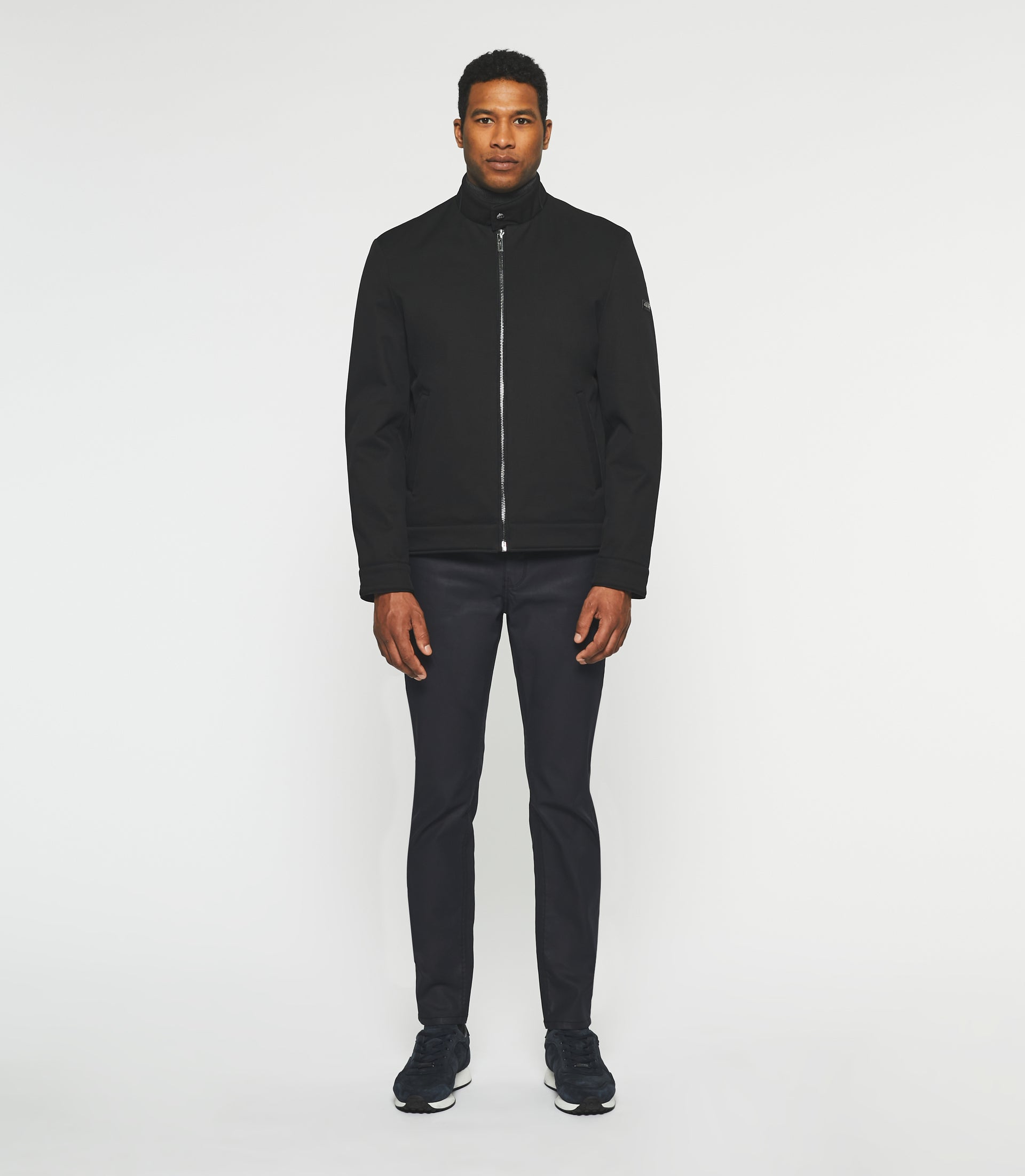 Blouson col montant noir MARCOS - IZAC