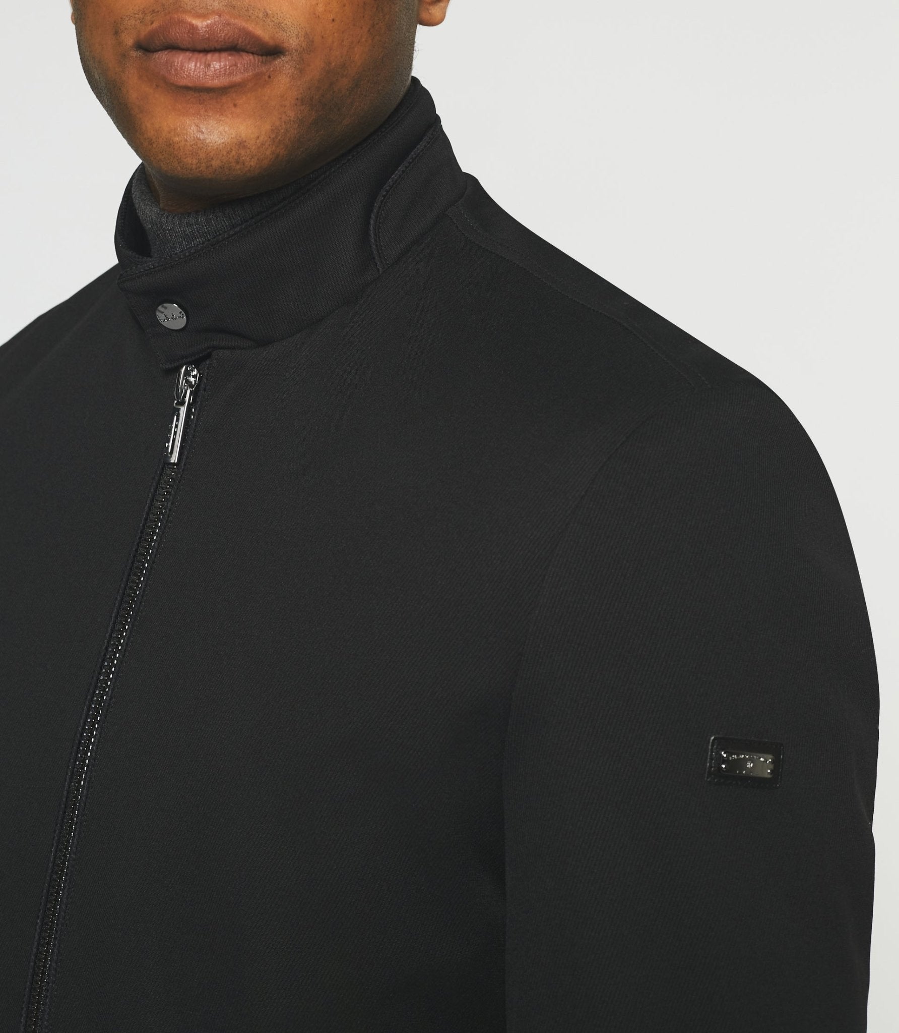 Blouson col montant noir MARCOS - IZAC