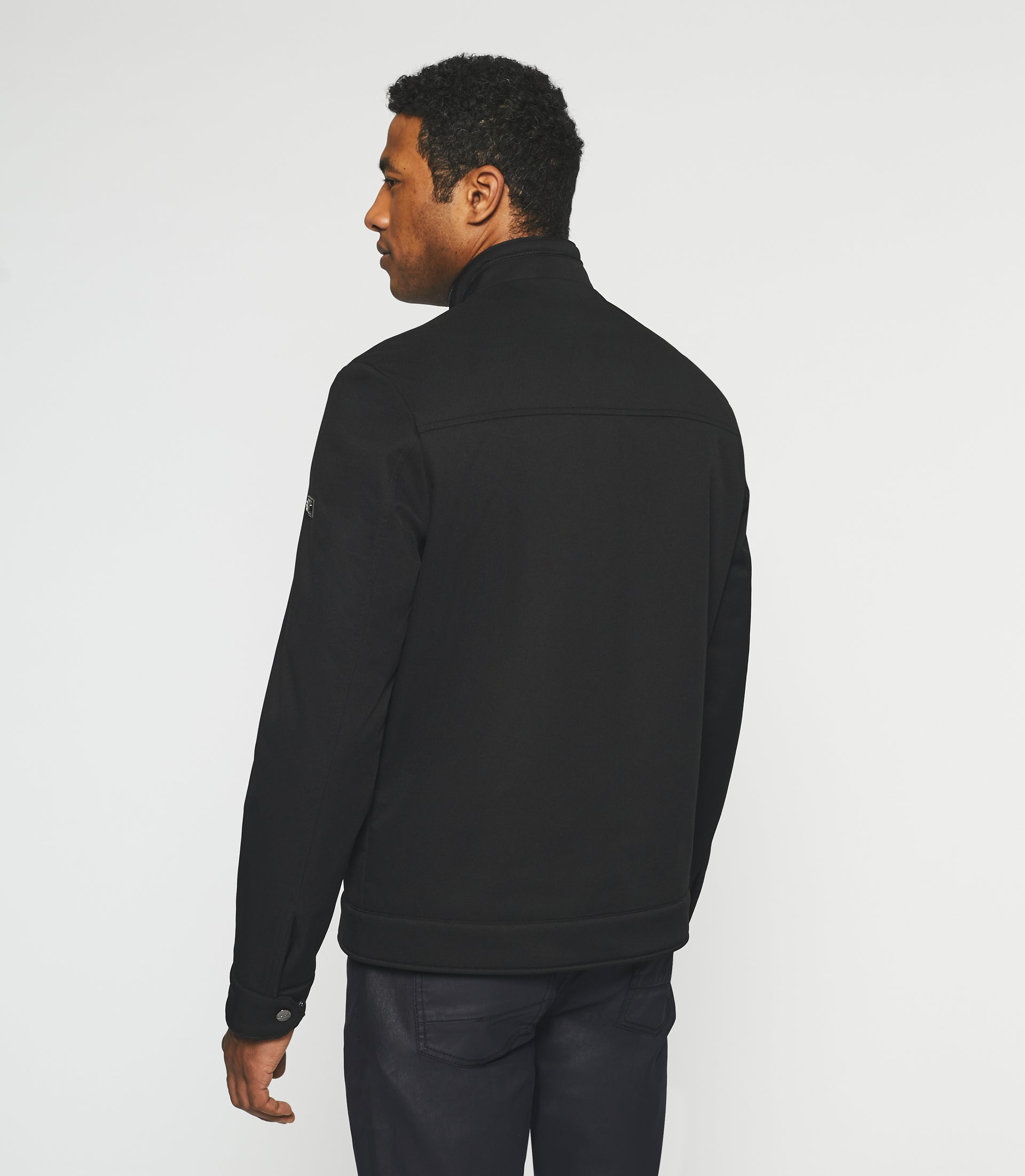Blouson col montant noir MARCOS - IZAC