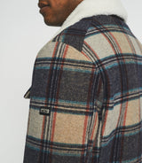 ANNULE Blouson matelassé à carreaux bleu gris MATISSEBIS - IZAC