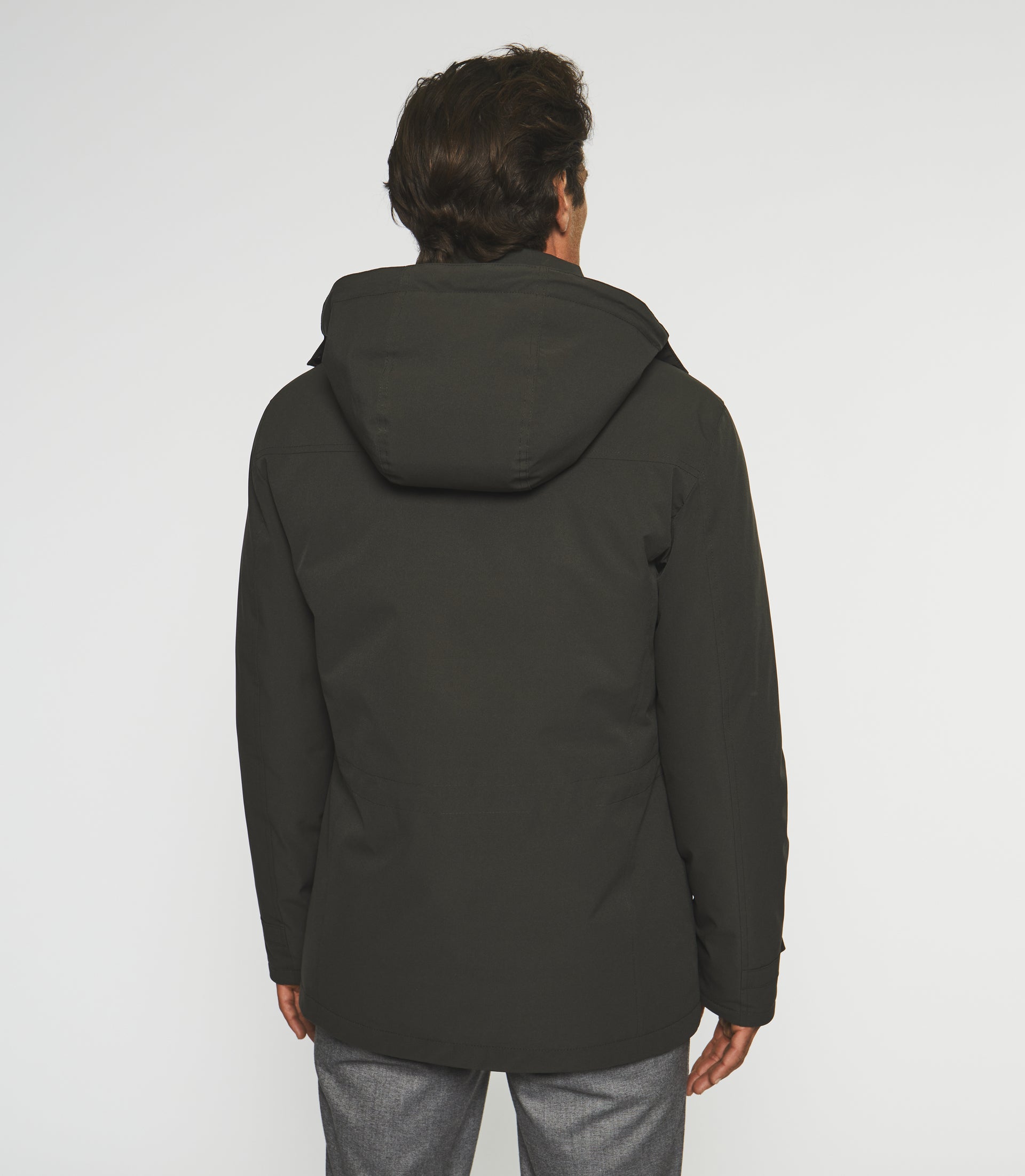 Parka à capuche amovible kaki MIRAN - IZAC