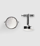 Boutons de manchette gris clair UGO - IZAC