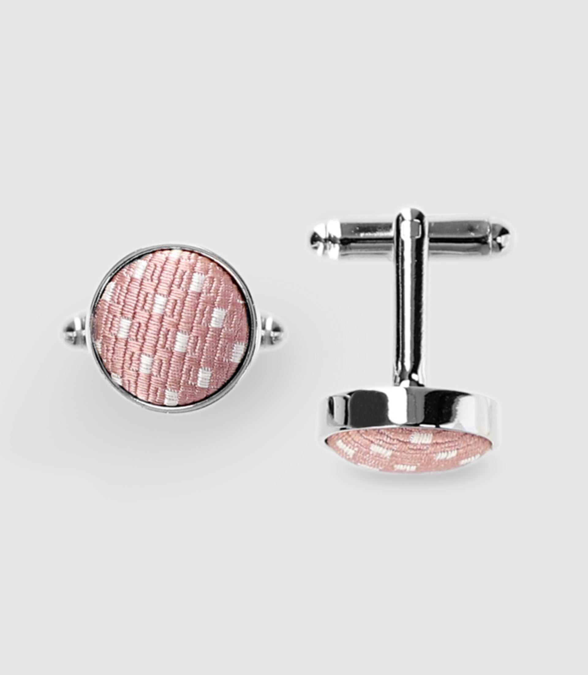 Boutons de manchette rose UGO - IZAC