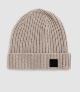 Bonnet en maille - cachemire beige "Quincy" - IZAC