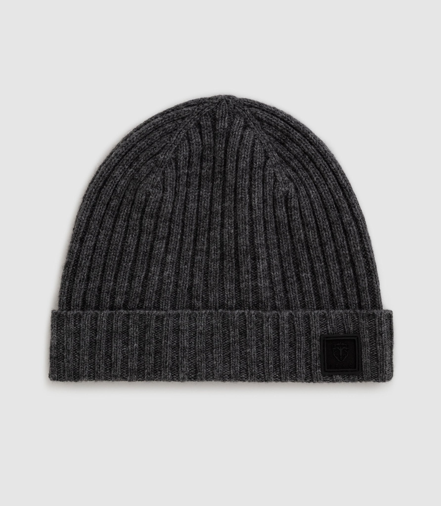 Bonnet en maille - cachemire gris chiné "Quincy" - IZAC