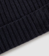 Bonnet en maille marine YEIMY - IZAC