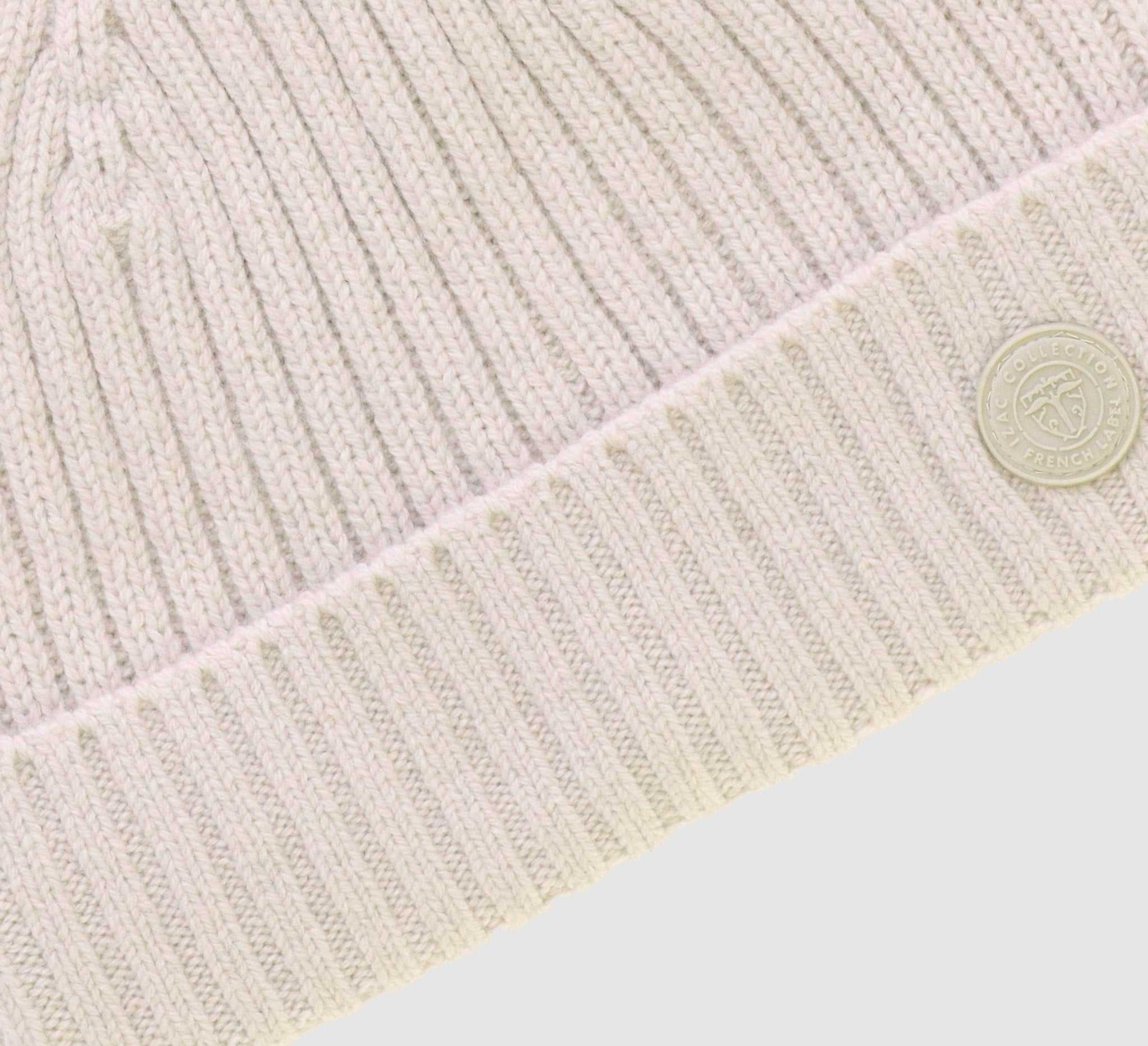 Bonnet en maille beige YATCH - IZAC